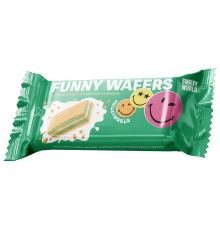 Вафлі з начинкою “SmileyWorld FUNNY WAFERS” з ароматом солодкої вати та кактусу, 400г