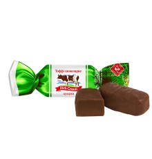 Цукерки глазуровані шоколадне тоффі 