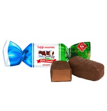 Цукерки глазуровані молочне тоффі 