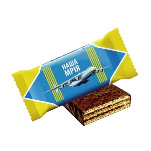 Цукерки глазуровані шоколадною глазур’ю «НАША МРІЯ» 850г. (34*25г.)
