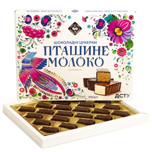 Подарунковий набір цукерок глазурованих шоколадною глазур'ю 